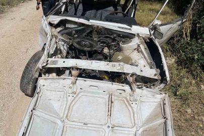 Bayburt’ta Tofaş otomobil uçuruma yuvarlandı: 1 ağır yaralı