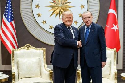 Beyaz Saray, Trump ile Cumhurbaşkanı Erdoğan’ın fotoğrafını paylaştı