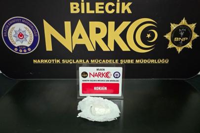 Bilecik’te uyuşturucu operasyonu: 1 gözaltı