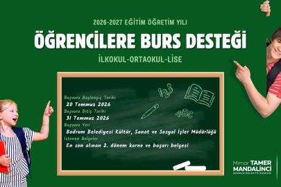 Bodrum Belediyesinden öğrencilere burs desteği