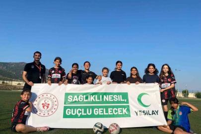 Buharkent’te uyuşturucuyla mücadeleye futbol desteği
