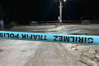 Burdur’da şiddetli yağış sonrası köprüde çökme meydana geldi