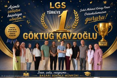 Bursa’da LGS gururu: 500 tam puan alan Göktuğ Kavzoğlu Türkiye birincisi oldu