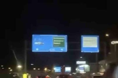 Bursa’da lüks otomobil kazaya karıştı, sürücü kaçtı