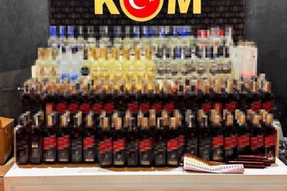 Bursa’da sahte içki operasyonu: 370 şişe sahte içki ve 600 litre etil alkol ele geçirildi