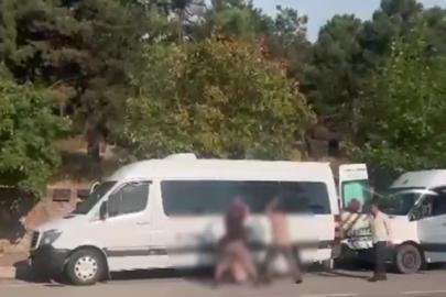 Cadde ortasında dehşet anları: Demir sopalarla darp ettiler
