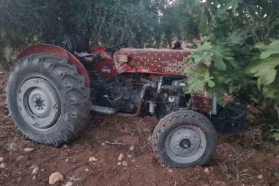 Çalınan traktör 13 gün sonra zeytinlikte bulundu