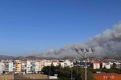 Çanakkale’deki orman yangınına müdahale sürüyor
