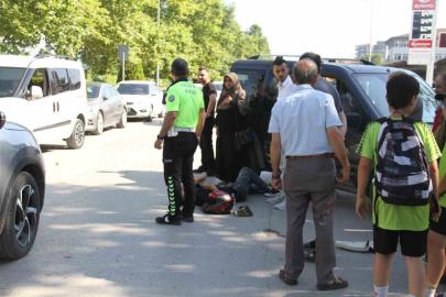 Çarşamba’da otomobille motosiklet çarpıştı: 1 yaralı