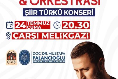Çarşı Melikgazi’de şiir ve türkü sesleri yükselecek