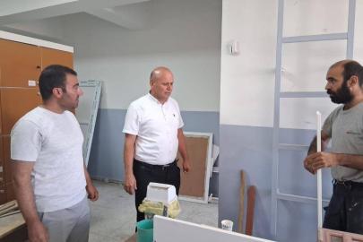 Çermik’te okullar yeni eğitim ve öğretim yılına hazırlanıyor