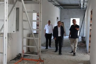Çine’deki 71 yıllık okulun yerinde yeni eğitim yuvası yükseliyor