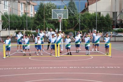 Çocuklar yazın rotasını spora çevirdi