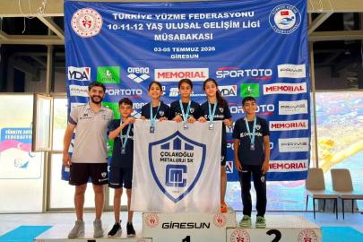 Çolakoğlu Metalurji Spor Kulübü yüzücülerinden Ulusal Gelişim Ligi’nde başarı