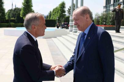 Cumhurbaşkanı Erdoğan, Kanada Başbakanı Mark Carney’i kabul etti