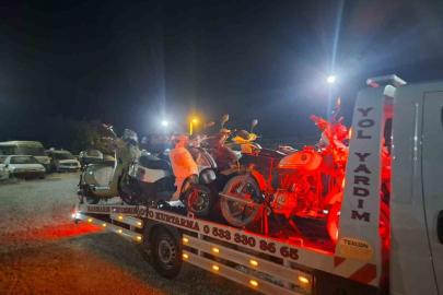 Datça’da motosiklet denetimi: "19 araç trafikten men edildi"