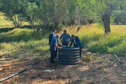 Demirözü Kaymakamı Ahat köylerde yürütülen çalışmaları inceledi