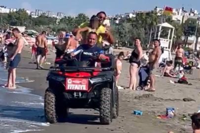 Denizde kaybolduğu zannedilen çocuk karada bulundu