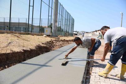 Didim Belediyesi ekipleri daha güvenli yaya ulaşımı için sahada