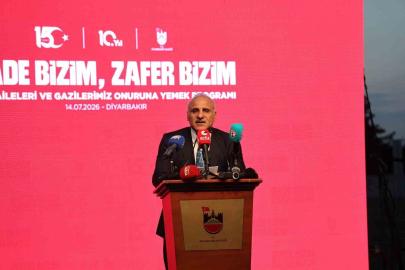 Diyarbakır’da 15 Temmuz’un 10. yıldönümünde şehit aileleri ve gaziler yemekte bir araya geldi