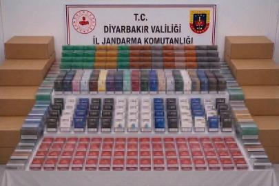 Diyarbakır’da çok sayıda gümrük kaçağı ürün ele geçirildi