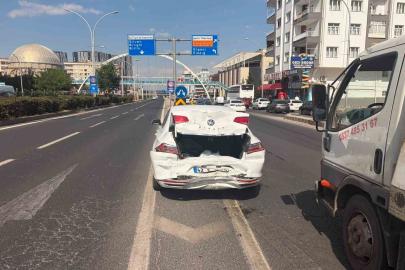 Diyarbakır’da trafik kazası: 7 aylık hamile sürücü şoka girdi