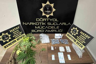 Dörtyol’da uyuşturucu operasyonu: 2  gözaltına