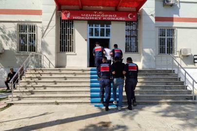 Edirne’de yasak bölgede yakalanan 2 düzensiz göçmen tutuklandı