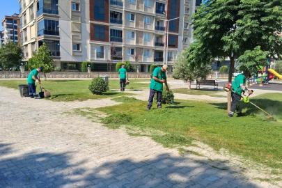 Efeler’de parklar ve yeşil alanlar bakımdan geçiriliyor