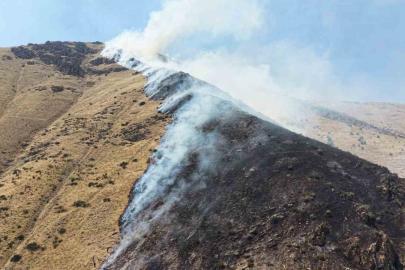 Elazığ’da dağlık alanda çıkan yangında 1 şüpheli gözaltına alındı
