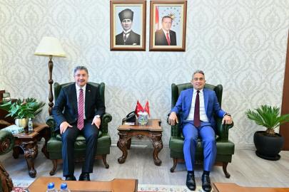 Eskişehir Cumhuriyet Başsavcılığına atanan Deniz, Vali Yılmaz’ı ziyaret etti