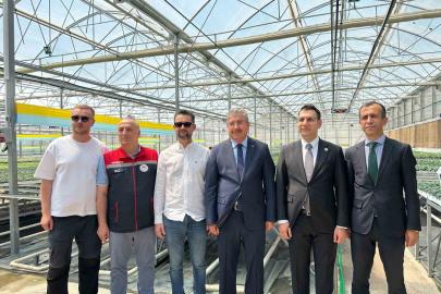 Eskişehir Valisi Dr. Erdinç Yılmaz, Sarıcakaya’daki fide tesisini ziyaret etti