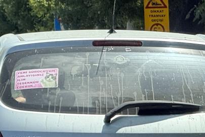 Eskişehir’de gülümseten trafik mesajı