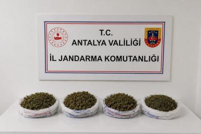 Evde yapılan aramada 1 kilo 979 gram kubar esrar ele geçirildi