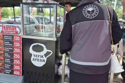 Festival alanındaki işletmelere sıkı gıda denetimi