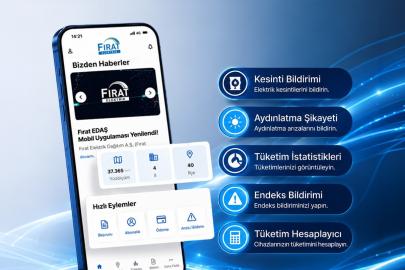 Fırat EDAŞ mobil uygulamasını yeniledi