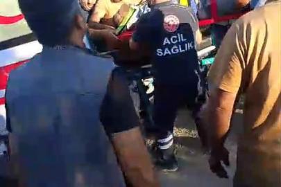 Freni boşalınca hareket eden traktörünün altında kalan sürücü ağır yaralandı