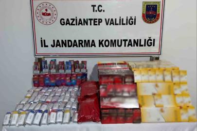 Gaziantep’te 1 milyon TL değerinde kaçak malzeme ele geçirildi: 3 gözaltı