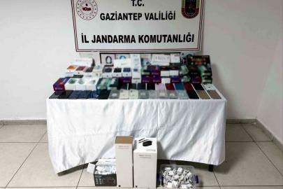 Gaziantep’te 1,5 milyon TL değerinde kaçak malzeme ele geçirildi