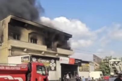 Gaziantep’te iş yeri yangını