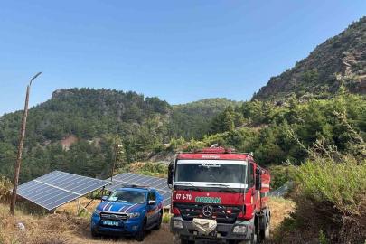Gazipaşa’da çıkan yangın büyümeden söndürüldü
