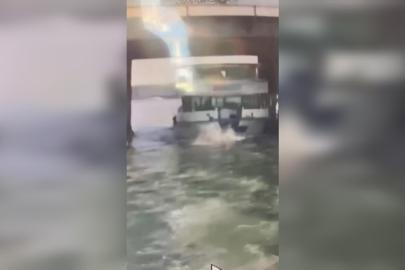 Gemi personelinin hayatını kaybettiği kazanın görüntüleri ortaya çıktı