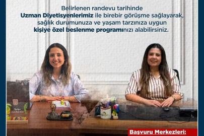 Germencik Belediyesi vatandaşlara ücretsiz diyet hizmeti sunuyor