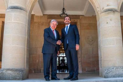 Guterres, Güney Kıbrıs Rum Yönetimi lideri Hristodulidis ile görüştü