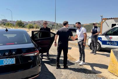 İl Emniyet Müdürü Çağlar denetimleri yerinde inceledi