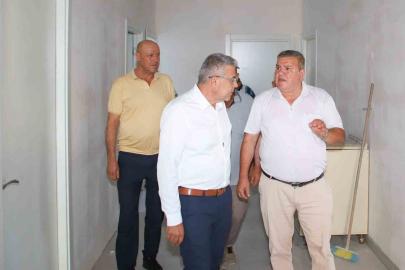 Ilıdağ Mahallesi’ndeki yeni sağlık ocağı hizmet binasında inceleme