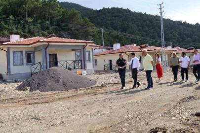 Işıklı Mahallesi’ndeki kırsal afet konutlarında sona gelindi