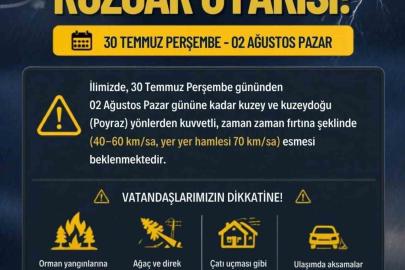 İstanbul Valiliği’nden kuvvetli rüzgar uyarısı: Poyraz 70 kilometre hıza ulaşacak