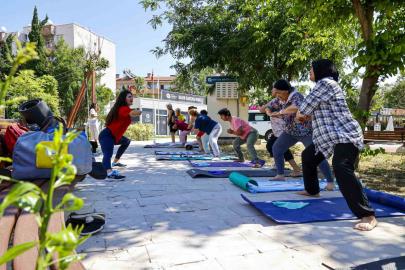 Kadın Danışma Merkezi’nde sabah sporu