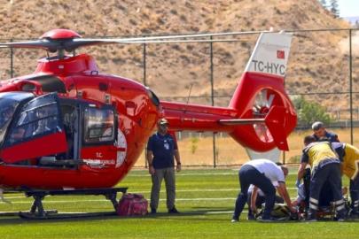 Kalp hastası hava ambulansıyla Malatya’ya sevk edildi